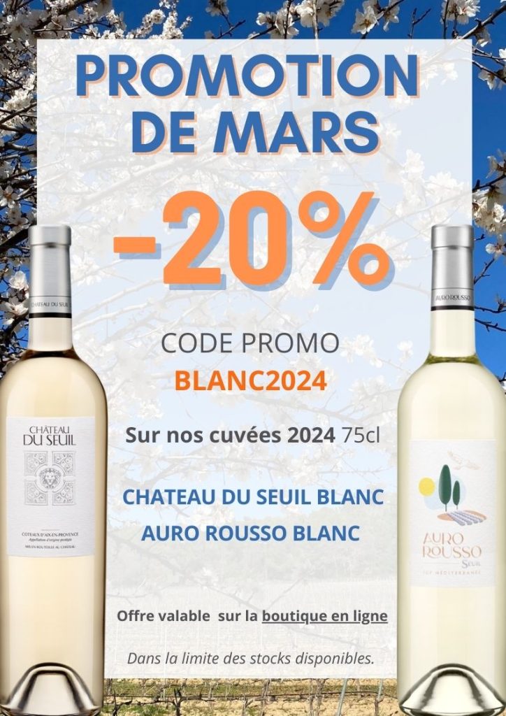 Promotion cuvées de blanc 2024
